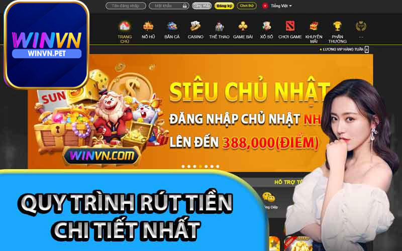 Quy trình rút tiền 